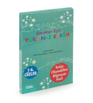 Çocuklar İçin 6 Kitaplık Set Kuranı Kerim 1-6. Cüzler (Çok Renkli)