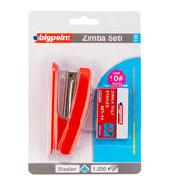 Bigpoint Zımba Makinesi Seti No:10 Kırmızı