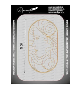 Woman Kadın Motif Beautiful Güzel Press Tekstil Ütü İle Yapışan Transfer Baskı Kağıdı DTF BASKI