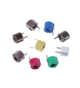 Trimmer Ayarlı Kondansatör  ( JML06 ) 70 pF  x 1 adet  (rf024) (Kahverengi)