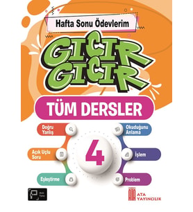 4. Sınıf Gıcır Gıcır Hafta Sonu Ödevlerim Tüm Dersler