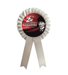 29 EKİM CUMHURİYET BAYRAMI SATEN KOKART ROZET