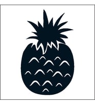 Ananas Folyo Sticker 40cm Uzunluk