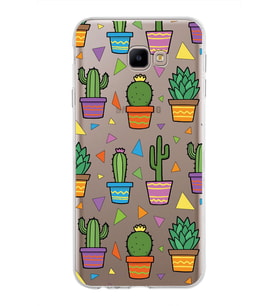 PrintiFy Samsung Galaxy J4 Core ile Uyumlu 1mm Slim Fit Water Color 4 Baskılı Şeffaf  Kılıf