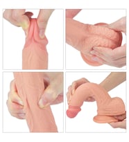 Lovetoy Nature Cock serisi 21 Cm Çift Katmanlı Ultra Yumuşak Penis