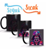 Darth Vader Paint 2 Sihirli Kupa Bardak Porselen