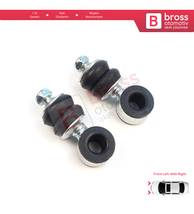 Seat Cordoba 1 Toledo Ibiza VW Jetta Passat Golf Polo 3 Caddy 2 191411315 için Ön Aks Z Rot Seti