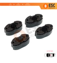 Renault Megane Scenic 2 3 Laguna 3 Koleos Latitude Talisman Renegade İçin 4 Adet Sunroof Ayak Bademi