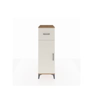 Kronos Dolap 2 Raflı Tek Çekmeceli Tek Kapaklı 44x59x134 Çam-Aytaşı