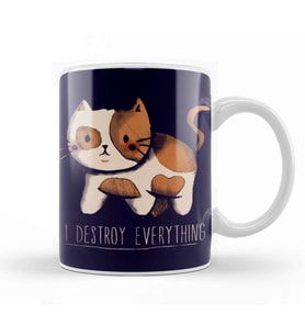 I destroy everything Kupa Bardak Porselen