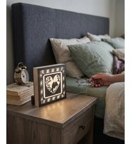 Dekoratif Kalp ve Kuş Temalı LED Gece Lambası