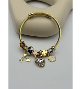 Çelik Gold Pandora Bileklik - 25-blk279