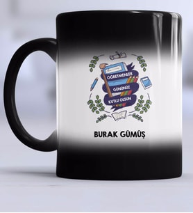 Öğretmenler Günü Hediyesi Kupa Bardak Sihirli