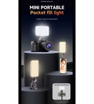 120 LED Tripod ile Telefon, Tablet, Laptop ve Kamera için Çok Renkli Işık