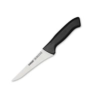 38118 Ecco Kasap Et, Kemik Sıyırma Bıçağı 14,5 Cm - Siyah