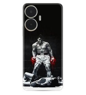 C55 Uyumlu Kılıf Resimli Desenli Baskılı Silikon Muhammed Ali 1369