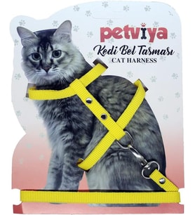 Petviya Kedi Gögüs (Bel) Tasmasi Sari