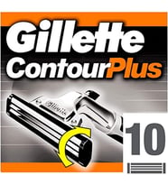Lexroo Contour Plus tıraş bıçağı erkekler için, 10 adet