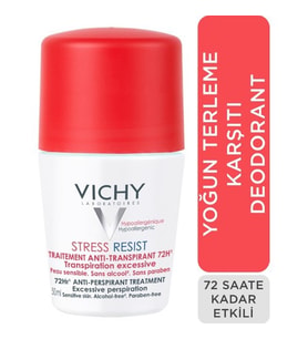 Vichy Roll On Deodoroant Yoğun Terleme Karşıtı 72 Saat Etkili 50 ml