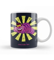 Cheshire Cat Retro Japanese Kupa Bardak Porselen