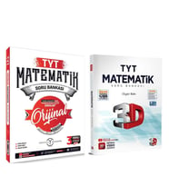 Orijinal Yayınları TYT Orijinal Matematik ve 3D Matematik Soru Bankası Seti 2 Kitap