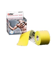 Ares Uncut KinesioTape,  Sporcu Ağrı Bandı (5 cm x 5 mt) SARI