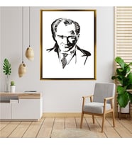 ÇERÇEVELİ ATATÜRK TABLO S618
