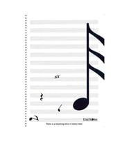 Çınar Müzik Defteri Spiralli Jazz Plastik Kapak 30 YP 38000 (Karışık)