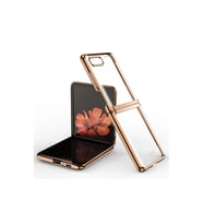 Galaxy Z Flip 4 Kılıf Fold Element Kapak - Gold