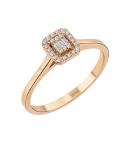 Sirius Rosea Stella Baget Pırlanta Yüzük 0747R0051