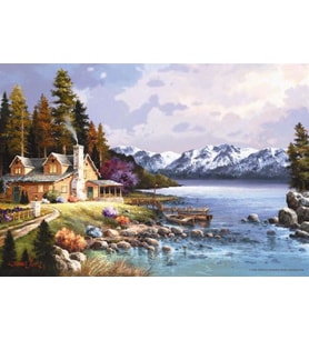 Anatolian 500 Parça Puzzle Dağ Evi
