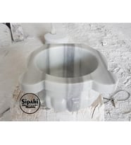 Sipahi Marble Marmara Pijamalı Kavun Dilimli Mini Kurna