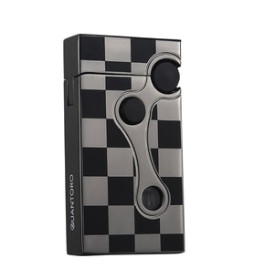 Quantoro Soft Flame Gunmetal Desenli Metal Puro Çakmağı