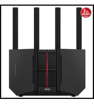 Asus Rt-be92, Be9700, 4 Port, 9700mbps, Tri Band, 6ghz Wifi 7, Aimesh, Gigabit Extendable Router