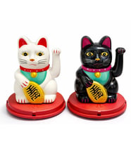 Northcity Güneş Enerjili Sallanan Şans Kedisi - Maneki Neko Alk4521 Kapıya Şans Getir