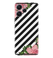 Xiaomi Redmi 12 128 GB 4 GB Ram Kılıf Desenli Silikon Strip Flowers 2 1409