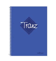 A5 Defter Çizgili 200 syf Mavi Tranz