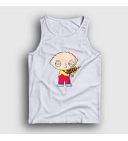 Presmono Unisex Beyaz Gun Stewie Griffin Family Guy Atlet 300271tt