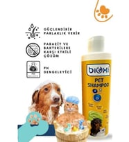 Bioxi  Vegan Kedi ve Köpek Şampuanı – Doğal Bakım ve Parlak Tüyler için