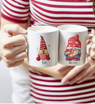 BK Gift Kişiye Özel Sevgililer Temalı 2’li Beyaz Kupa Bardak, Sevgililer Günü Hediyesi, Sevgiliye Hediye, Ev Hediyesi-6