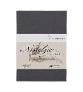 Hahnemühle Nostalgie Çizim Defteri Sert Kapak Dikey 190g 80 Yp A6