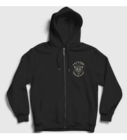 Presmono Unisex Siyah Shogun V3 Trivium Fermuarlı Kapüşonlu Sweatshirt 179660tt
