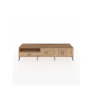 Hyperion TV Ünitesi 2 Raflı 2 Çekmeceli 2 Kapaklı 220x44x51 Çam-Çam