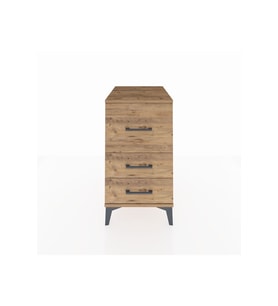 Kronos Komodin 3 Çekmeceli 44x59x80 Çam-Çam