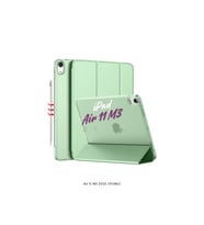 iPad Air 11 2025 M3 Çip Uyumlu Katlanabilir Standlı Smart Cover Fuchsia Tablet Kılıfı