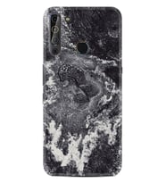 Casper Via X20 Kılıf Resimli Desenli Baskılı Silikon Kılıf Black Marble 4 1383