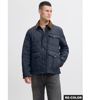 JACK JONES Erkek Kapitone Ceket Mont 12283810 (Koyu Lacivert)