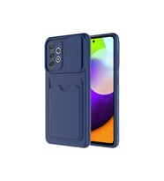 Samsung Galaxy A72 Uyumlu Kılıf Zore Kartix Kapak (Lacivert)