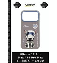 iPhone 17 Pro Max / 18 Pro Max Silikon Kılıf 2.0 3D Modern Tasarım