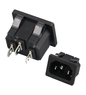 Ayt  Power Kablo Soketi C14 Kulaksız Power Elektirik Kablosu Soketi